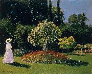 Claude Monet Jeanne Marguerite Lecadre in the Garden Sainte Adresse France oil painting artist